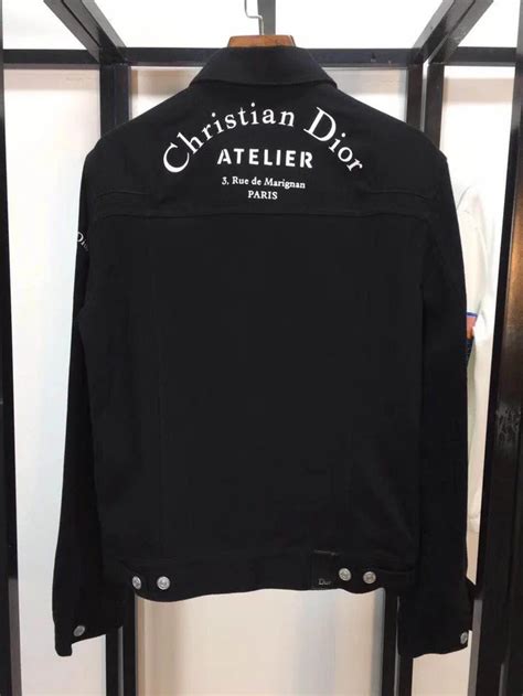 christian dior jacket men|christian dior atelier denim jacket.